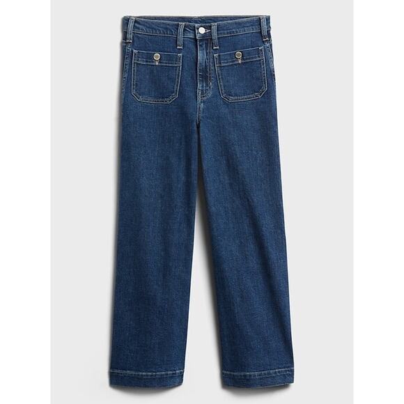 Banana Republic High Rise Wide Leg Crop Jeans Long 31L - Picture 2 of 10